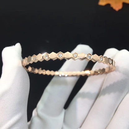 [⭐JeweliWhal]BEE LOVE BRACELET DIAMANTS OR ROSE