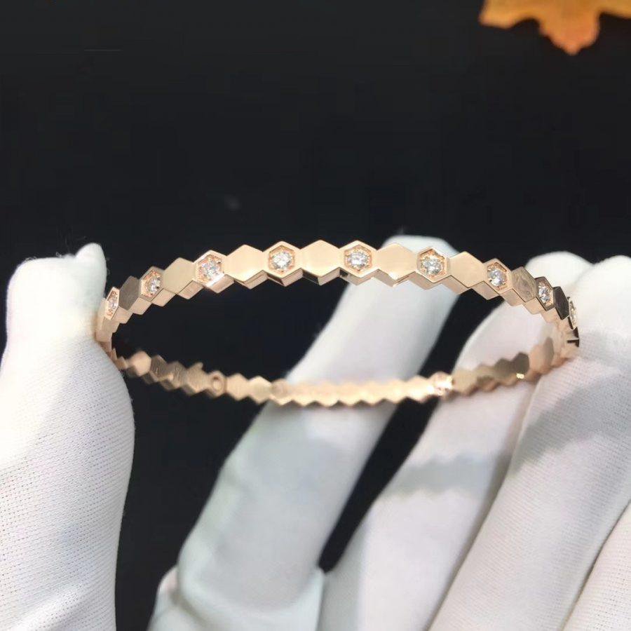 [⭐JeweliWhal]BEE LOVE BRACELET DIAMANTS OR ROSE