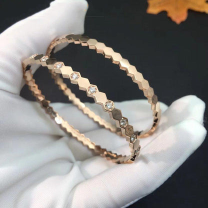 [⭐JeweliWhal]BEE LOVE BRACELET DIAMANTS OR ROSE