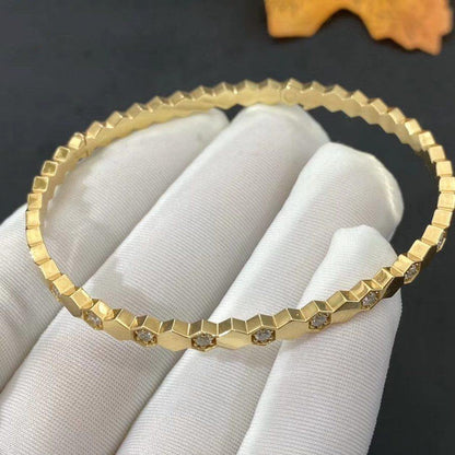 [⭐JeweliWhal]BRACELET BEE LOVE OR ET DIAMANT
