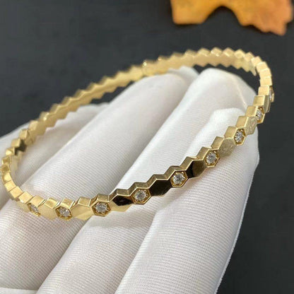 [⭐JeweliWhal]BRACELET BEE LOVE OR ET DIAMANT