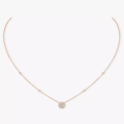 [⭐JeweliWhal]Diamond Necklace 0,20ct Brilliant Shape Joy