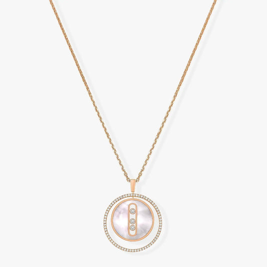 [⭐JeweliWhal]Demo MOVE MM NACRE BLANCHE DIAMOND NECKLACE