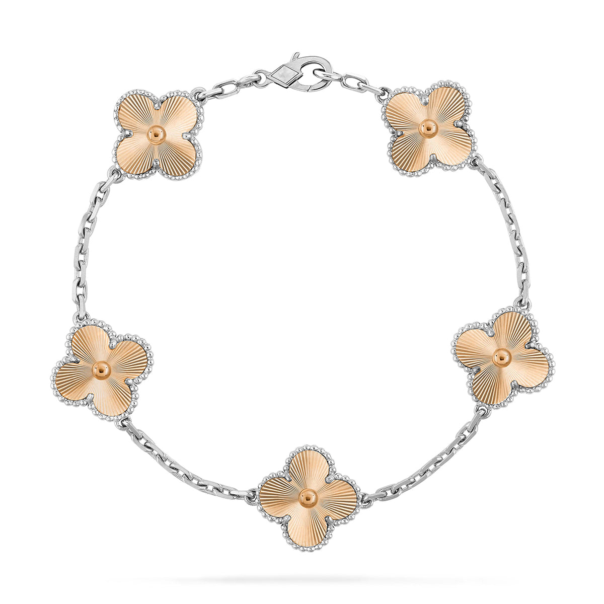 [⭐JeweliWhal] COLLECTION DE BRACELETS LASER TRÈFLE 5 MOTIFS