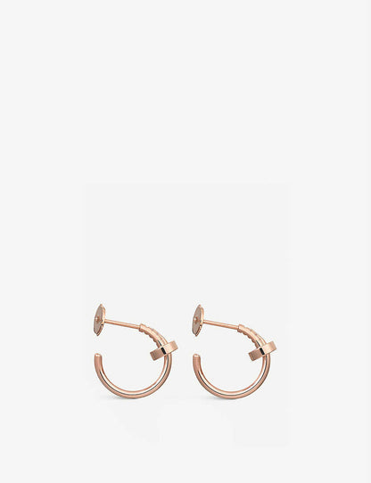 [⭐JeweliWhal]JUSTE BOUCLES D'OREILLES OR ROSE