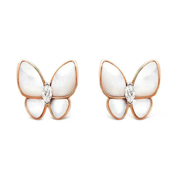 [⭐JeweliWhal]BUTTERFLY MOP DIAMOND EARRINGS