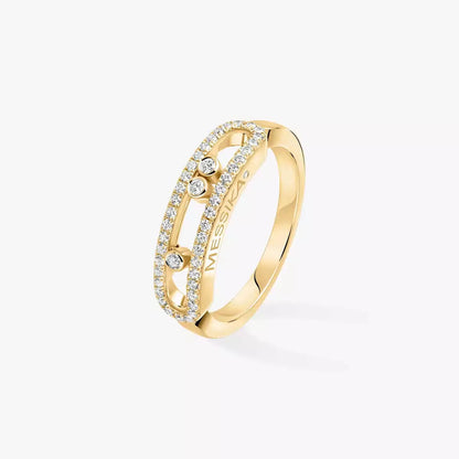 [⭐JeweliWhal] Baby Move Gold Diamond Pave_ Ring