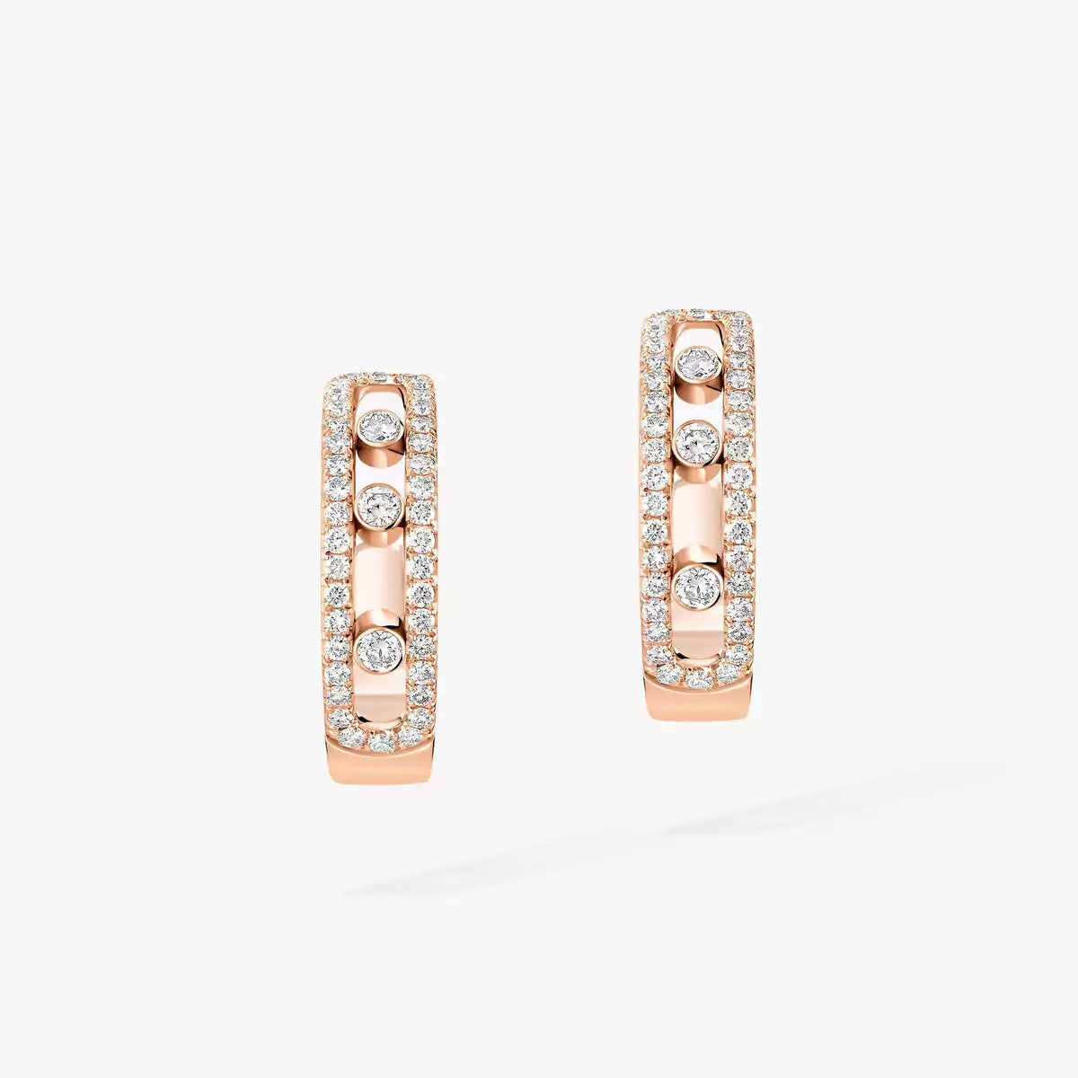 [⭐JeweliWhal]Diamond Pave_ Hoop Earrings Move