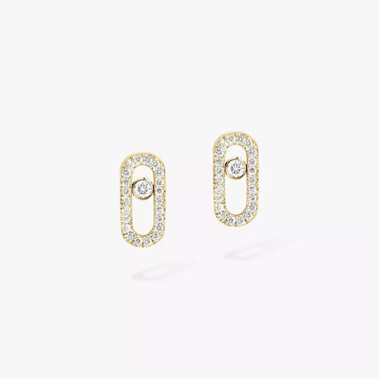 [⭐JeweliWhal]Move Uno Diamond Earrings