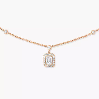 [⭐JeweliWhal]My Twin Diamond Necklace in Silver