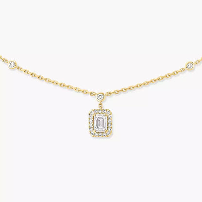[⭐JeweliWhal]My Twin Diamond Necklace in Silver