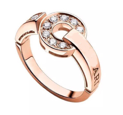 [⭐JeweliWhal]BAGUE DE RÊVE DIAMANT OR ROSE