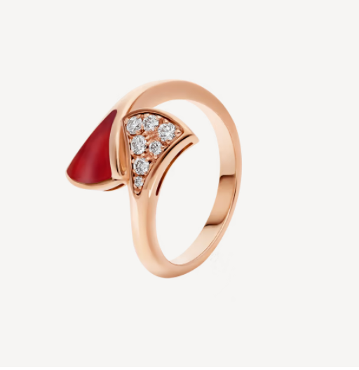 [⭐JeweliWhal]BAGUE DE RÊVE DIAMANT OR ROSE