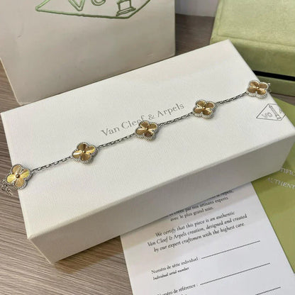 [⭐JeweliWhal] COLLECTION DE BRACELETS LASER TRÈFLE 5 MOTIFS