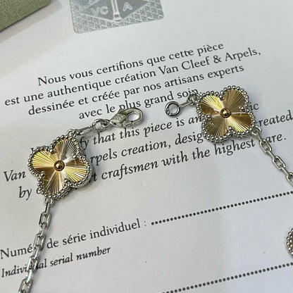 [⭐JeweliWhal] COLLECTION DE BRACELETS LASER TRÈFLE 5 MOTIFS