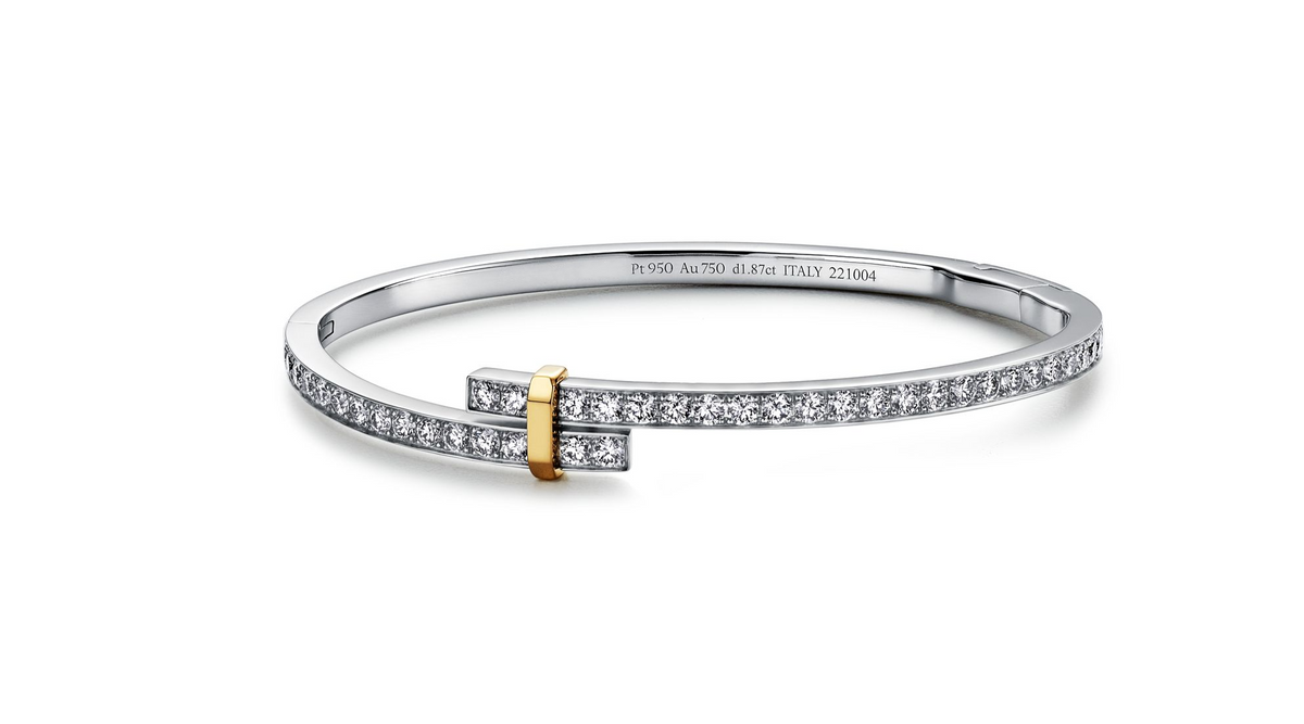 [JeweliWhal]EDGE DIAMOND GOLD SILVER BRACELET