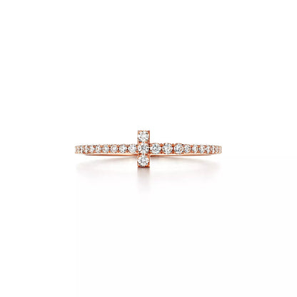[JeweliWhal]T RING DIAMOND PINK GOLD
