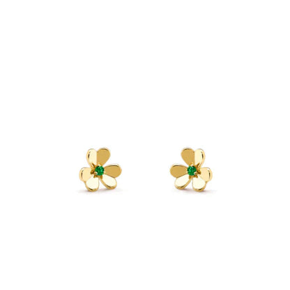 [⭐JeweliWhal]FRIVOLE  FLOWER MALACHITE EARRINGS