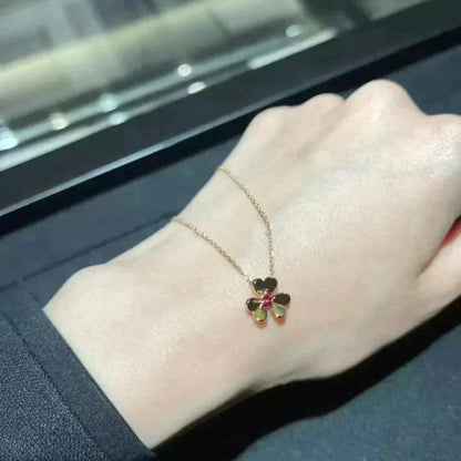 [⭐JeweliWhal]COLLIER FLEUR FRIVOLE OR