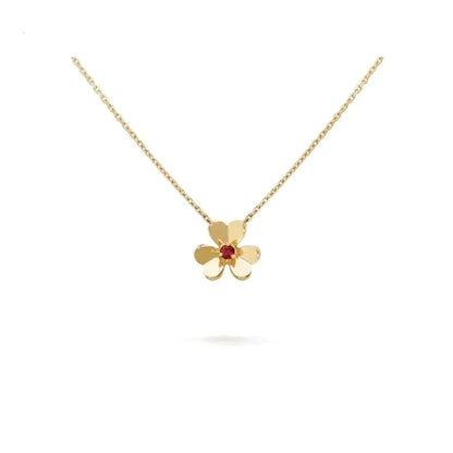[⭐JeweliWhal]COLLIER FLEUR FRIVOLE OR