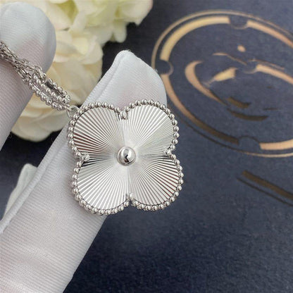 [⭐JeweliWhal]COLLIER TRÈFLE ARGENT 25MM GRAND TRÈFLE
