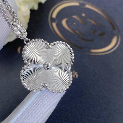 [⭐JeweliWhal]COLLIER TRÈFLE ARGENT 25MM GRAND TRÈFLE