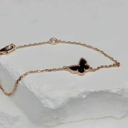 [⭐JeweliWhal]ONYX PAPILLON BRACELET PAPILLON