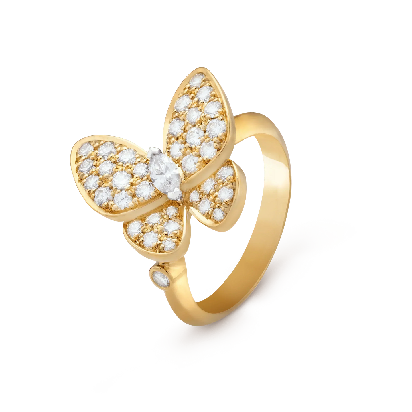 [⭐JeweliWhal]BAGUE PAPILLON EN DIAMANTS