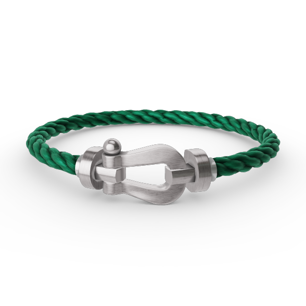 [⭐JeweliWhal]FORCE LARGE HORSESHOE NO DIAMOND BRACELET SILVER