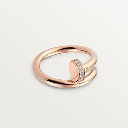 [⭐JeweliWhal]ANNEAU FIN 2,65 MM OR ROSE DIAMANT