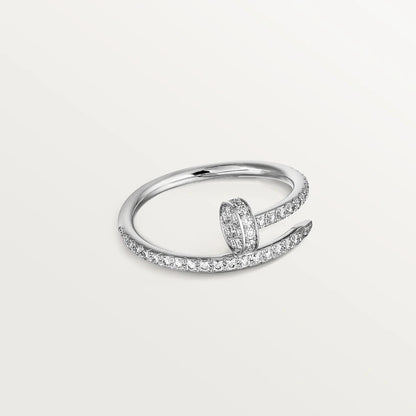 [⭐JeweliWhal]JUSTE BAGUE 1.8MM ARGENT DIAMANTS