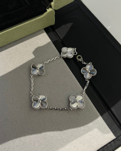 [⭐JeweliWhal] COLLECTION DE BRACELETS LASER TRÈFLE 5 MOTIFS